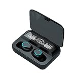 Bluetooth Kopfhörer In Ear mit LED Digitalanzeige,Bluetooth 5.1 Stereo IPX7 Wasserdicht Kopfhörer Kabellos mit Mikrofon und CVC 8.0 Geräuschisolierung für Alle Smartp