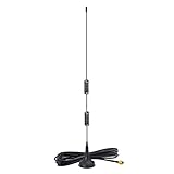 BINGFU Funkgerät Antenne VHF UHF 136-174 MHz 400-470 MHz Amateurfunk Magnetfuß SMA-Stecker Antenne Kompatibel mit Handfunkgerät Walkie Talkie YAESU VERTAX VX-3R VX-5R VX-6R VX-7R BaoFeng UV-3R