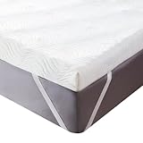 BEDSURE Matratzen Topper 180x200cm hart - 7 cm Höhe Memory Foam Mattress Topper 180x200 h3, orthopädisch Matratzentopper für Boxspringb