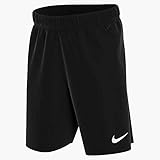 Nike Unisex-Child Dri-fit Park Shorts, Black/Black/White, S