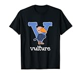 Vulture Animal Alphabet Reimender Vogelliebhaber Kinder T-S
