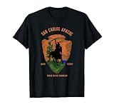 San Carlos Apache Tribe Indianer Indianer Retro Pfeil T-S