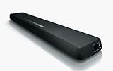 Yamaha YAS-107 Soundbar in black - TV speakers with smart app control & 3D surround sound - Bluetooth compatible for wireless music streaming