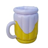 Correct Aufblasbarer Biereimer Aufblasbarer Eiskübel Schwimmender Kühler Getränkekühler Bier Aufblasbare Mit Getränkekühler Beerbucket Für Poolparty, Strand, Camping