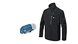 Bosch Professional Beheizbare Jacke GHJ 12+18V XA (inkl. USB-Ladeadapter GAA 12V-21, ohne Akku, im Karton)