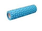 SHOPANTS Schaumstoffrolle, Triggerpunkt-Fitness-Schaumstoffrolle, Tiefengewebe, Muskelmassagerolle, leicht, hohl, Yoga, Pilates, Roller für Entspannung, Balance-Übungen, Schmerzlinderung (blau)