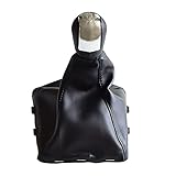 ZXCMNB susongxianyinzhengpingbaihuoshanghang Gang Umschaltknopf Schalthebel Handball mit Gaiter Boot Cover Fit für Opel Vauxhall Vectra C Vectra B Corsa Astra 2002-2005