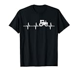 Tshirt Landwirt Bauer Traktor Herzschlag Trecker Kinder T-S