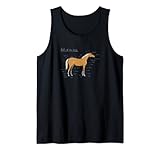 Anatomie eines Pferdes Tank Top