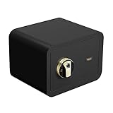 ZBBN Safe Box Safes Safe Box Safes Kleine Ganzstahl-Anti-Diebstahl-Tresore Haushalt Schmuckaufbewahrung mit großem Fassungsvermögen Schlosskasten Allein Fingerabdruck Offene 25-cm-Truhe (Color :
