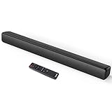 Soundbar for Fernseher, Sineaudio Bluetooth TV-Soundbar 29-Zoll 40 W, optischer AUX-Koaxialkabeleingang, Fernbedienung, M