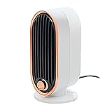 Elektroheizkörper Elektrische Raumheizung Tragbare 800W Matt Geringes Rauschen PTC Schnelle Und Gleichmäßige Erwärmung, Mit Thermostat, Drehen Und Überhitzen, Geeignet For Innen-Home-O