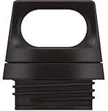 SIGG Hot & Cold Top Black Verschluss (0.3 & 0.5 L), Ersatzteil für SIGG Thermosflasche Hot & Cold, auslaufsicherer und tragbarer V