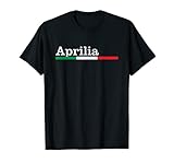 Aprilia Città Italiana Bandiera Italia Maglietta T-S