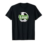 Leon der Fussballer für große und kleine Stürmer Fussball T-S