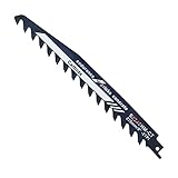 LAIWOO Säbelsägeblatt, Hartmetallstahl Metall Holz Stein Sägeblätter, Zubehör Säbelsäge für Porenbeton, Ziegelstein, Beton, Zementplatte, Länge 225MM (S0243HM) ()