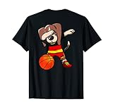 Dabbing Beagle Dog Deutschland Trikot Deutsch Basketball Fans Art T-S