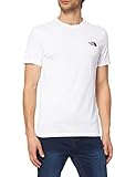 THE NORTH FACE Herren T-Shirt Herren Simple Dome T-Shirt, TNF White, M, T92TX5FN4