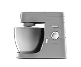 Kenwood Chef XL KVL 4110S – Küchenmaschine, 6,7 l Edelstahl-Rührschüssel & 1,5 l Acryl-Mixaufsatz, multifunktionaler Küchenhelfer, 1200 W, inkl. 3-teiligem Patisserie-Set, silb