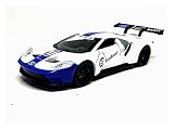 DZYWL Auto Spielzeug Modellbausätze 1:32 Für Ford GT Die-Cast-Modell Mit Sound Und Licht Zurückziehen Spielzeugauto Sammeln Ausdruck Der Liebe (Farbe : Weiß)