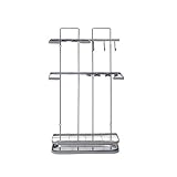 JUNYYANG Schirmständer Rack- Schirmständer Halter Schirm- Halter Eisen Multifunktions Home Office Supermarkt Regen Cover Hellgrau Halter-Standplatz Regenschirm Steht S