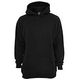 Urban Classics Herren Tall Kapuzenpullover, Schwarz, X-Large (Herstellergröße: XLT)