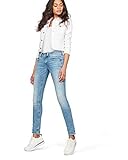 G-STAR RAW Damen Lynn Mid Rise Skinny Fit Jeans, Blau (Light Aged), 28W x 28L