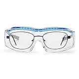 SOLID. Schutzbrille für Brillenträger | Überbrille passend für deine Brille mit integriertem Seitenschutz | Arbeitsschutzbrille mit klaren, beschlagfreien, kratzfesten & UV-schützenden G