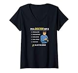 Damen Star Trek Original Series McCoy I'm A Doctor T-Shirt mit V
