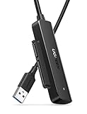 UGREEN USB 3.0 SATA Adapter für 2,5' SSD und HDD USB zu SATA Kabel 2.5 Zoll Festapltten Adapter Zubehör unterstützt UASP, Trim und SMART USB SATA III Cable kompatibel mit Windows, Mac OS und Linux