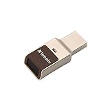 Verbatim 49338 Fingerprint Secure USB-Stick I USB-3.2 Gen 1 I 64GB I Speicherstick mit Fingerabdruck-Erkennung & Verschlüsselung I USB-3 I externer Speicher für Laptop Notebook & Co I braun/g