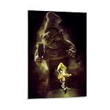 Spiel-Poster, Motiv: Little Nightmares T-Shirt, Leinwand-Kunstposter und Wandkunst, Bilderdruck, modernes Familienschlafzimmerdekor, Poster, 20 x 30