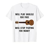 Ukulele Playing Funny T-S