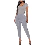 YANGQI high Waist einfarbig Hüftheben sexy Bodycon Karottenhosen Große Größen B