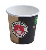Espressobecher to go - Hartpapier - Becher 100ml Pappbecher Espresso (1000)