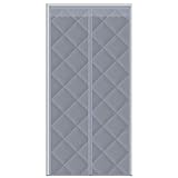 AMSXNOO Magnet Wärmeschutzvorhang, Winddicht Wasserdicht Abnehmbar Geräuschisolierung Panel-Isolierung, Thermo Türvorhang für Balkontür Wohnzimmer Terrassentür Küche (Größe : 85x205cm)
