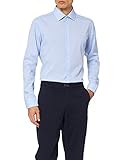 Seidensticker Herren Business Bügelfreies Hemd mit sehr schmalem Schnitt - X-Slim Fit, Blau (Blau 12), 42