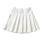 Funyplus Mädchen Teen Short High Waist Plissee Skater Tennisrock, für 6 Monate-15 Jahre alte M