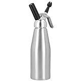 Sahneschäumer, Dichtungsring-Design Mehrere feste Gewindesicherungen Sahneschläger für Küche für Dessert Shop für Haushalt für Sahne(Aluminiummodell 1000ML)