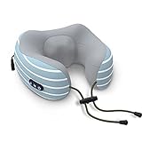 Elektrisches U-Förmiges Massagekissen, Halswirbelsäulen-Knetmassagegerät, Nackenschutz, Tragbares Schulter- Und Nackenmassage-Dekompressionsartefakt,B