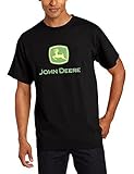 JOHN DEERE NCAA Herren T-Shirt mit Markenlogo - Schwarz - M