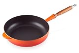 Le Creuset Gusseisen-Sautépfanne, Rund, Ø 28 cm, Für alle Herdarten inkl. Induktion geeignet, 2,952 kg, O
