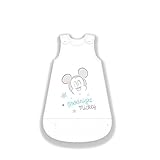 Herding Disney's Mickey Mouse Baby-Schlafsack, Baumwolle, weiß, 110