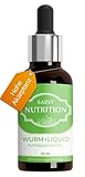 Saint Nutrition® Wurm+ Liquid Vegan, Flüssige Wurmkur & natürliche Entwurmung - besonders zu empfehlen für den Hund und die Katze - für Katzen und H