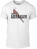 R.I.P Abraham T-Shirt - Inspired by Walking Dead Walkers Zombies Negan Grimes TV White S