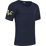 Versace 1969 Abbigliamento Sportivo SRL 19V69 T-Shirt V-Neck Herren V112 by (Model: C541 - Herren, Navy; Größe: L) FB