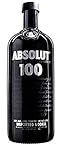 Absolut 100 – Edel-Vodka in eleganter, schwarzer Flasche – Luxuriöses Genusserlebnis – 1 x 0,7