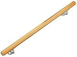 MUZIDP Handschiene for Außen-&Innenstufen rutschfeste Holztreppe Handläufe mit Wandhalterung,Zuhause gegen die Wand Indoor Loft ältere Geländer Handläufe Korridor-Tragstange (Size : 20ft)