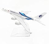 16CM Flugzeugmodell Passagierflugzeuglegierung statische Ornamente 16CM Malaysia Airlines Airbus A380 Spielzeug