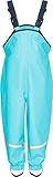Playshoes Baby - Mädchen Regenlatzhose, Matschhose Regenhose,, per pack Türkis (türkis 15), 86 (Herstellergröße: 86)